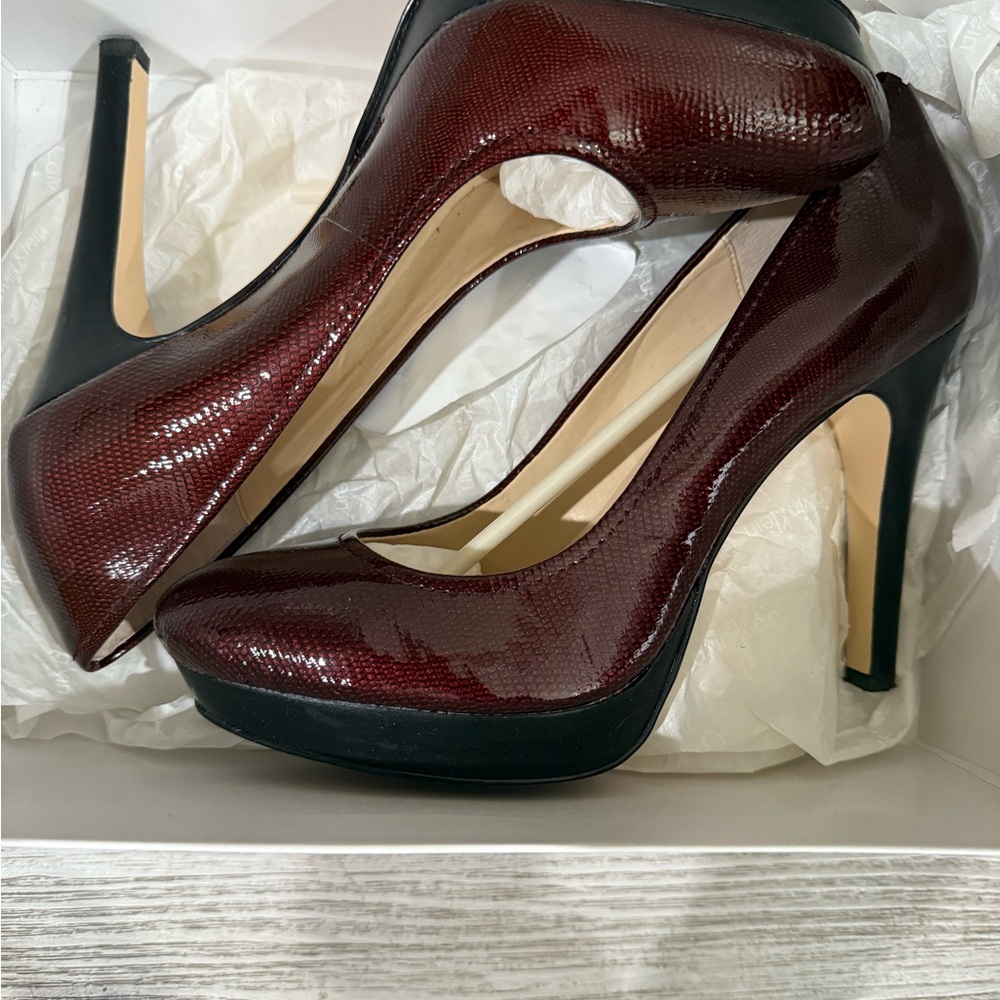 Calvin Klein Dark Red Heels